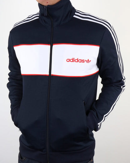 Adidas Originals Block Track Top Navy