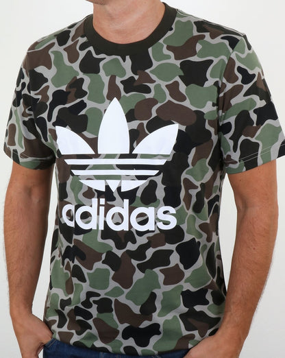Adidas Originals Camo Trefoil T Shirt Camo