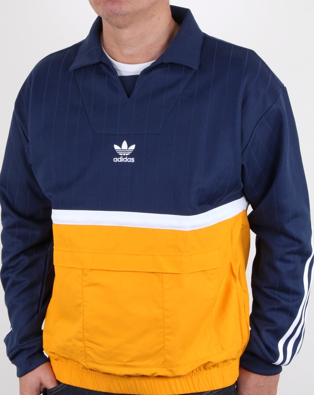 Adidas Originals Drill Pullover Noble Indigo/gold