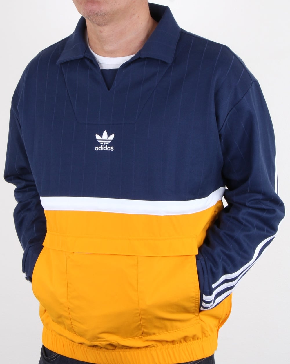 Adidas Originals Drill Pullover Noble Indigo/gold