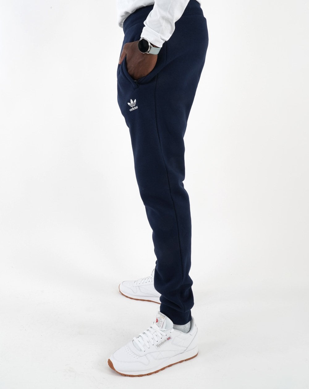 Adidas Originals Essential Jog Pants Navy Blue