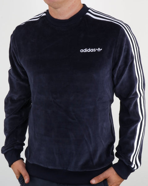 Adidas Originals OS Velour Crew Sweat Legend Ink