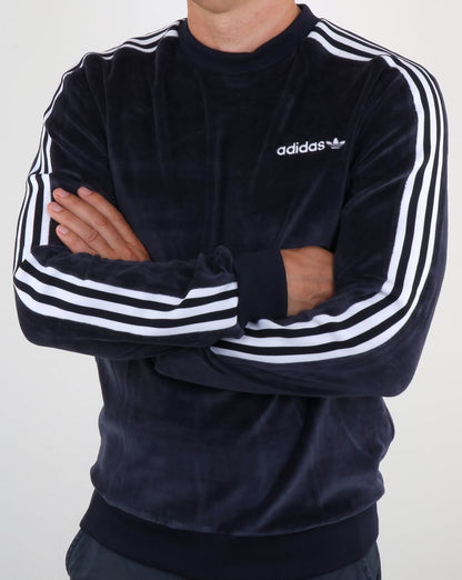 Adidas Originals OS Velour Crew Sweat Legend Ink