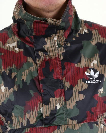 Adidas Originals Pharrell Williams HU Hiking Half Zip Camo Windbreaker