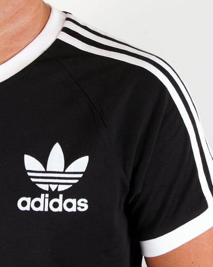 Adidas Originals Retro 3 Stripes T-shirt Black