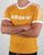 Adidas Originals Ringer Linear T Shirt Yellow Gold