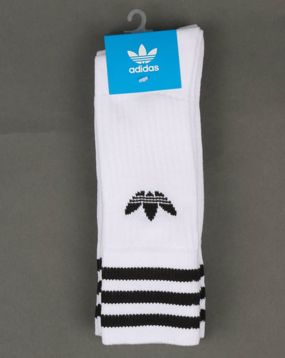 Adidas Originals Solid Crew Socks 3 Pack White/Black