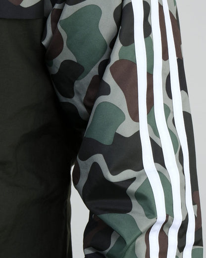 Adidas Originals split khaki Camo Windbreaker