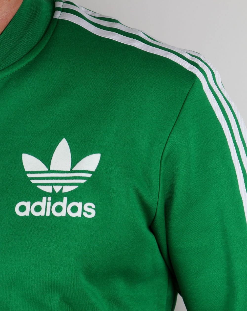 Adidas Originals Superstar Track Top Green/White