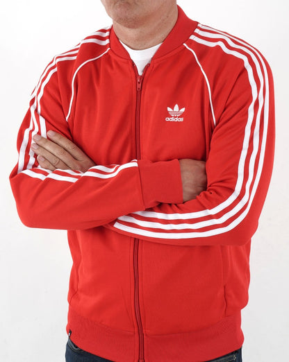 Adidas Originals Superstar Track Top Red