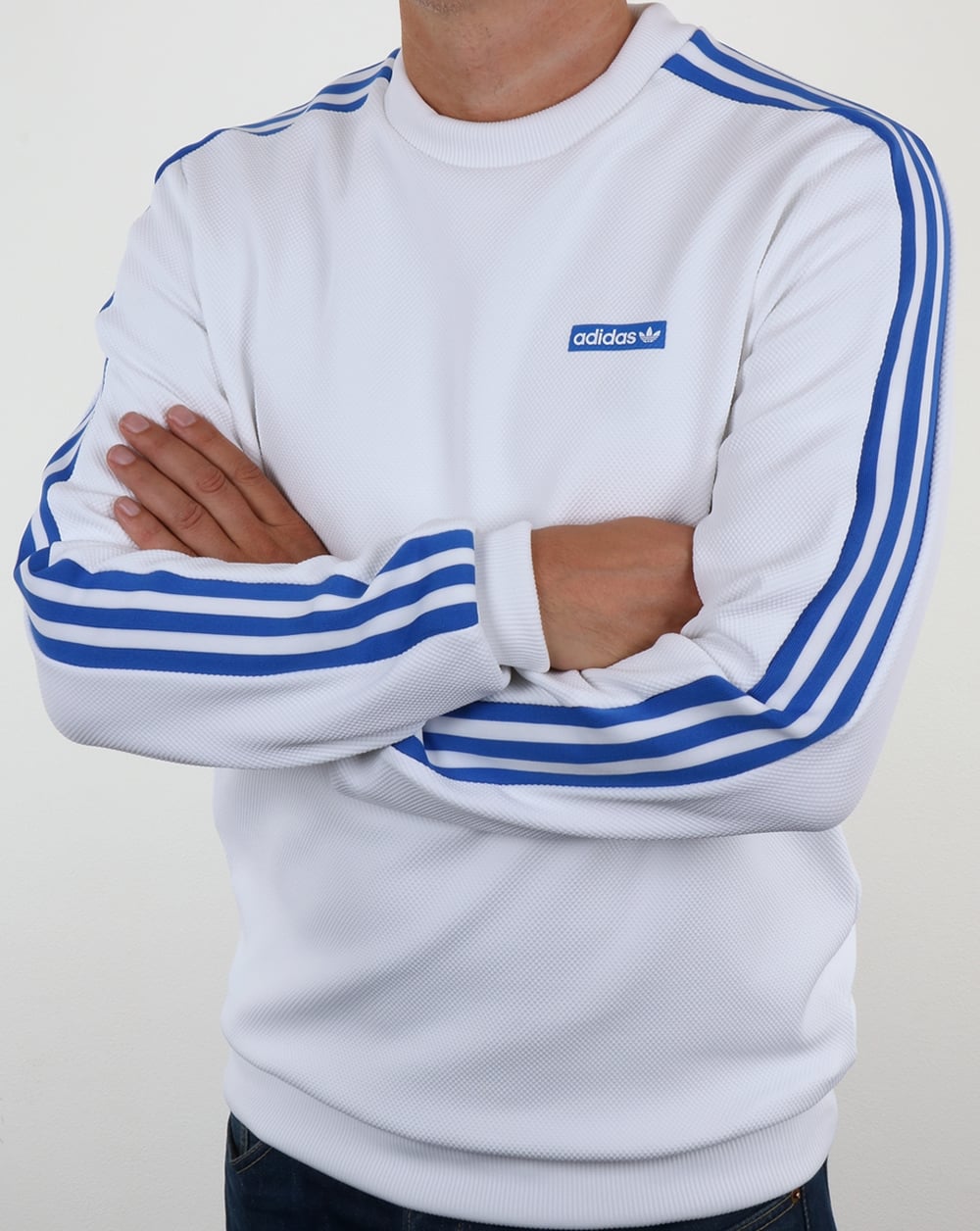 Adidas Originals Tennoji Crew Sweat White/Blue