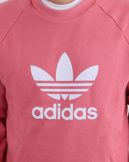 Adidas Originals Trefoil Crew Sweat Pink