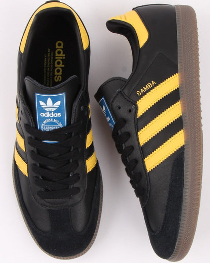 Adidas Samba Og Trainers Black/Yellow