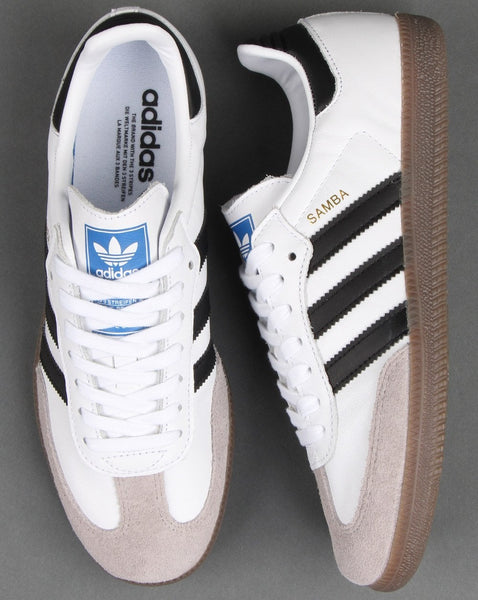 Adidas Samba OG Trainers White/Black Gum