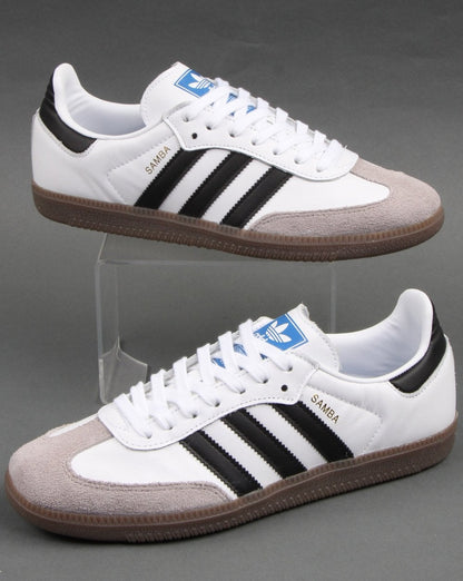 Adidas Samba OG Trainers White/Black Gum