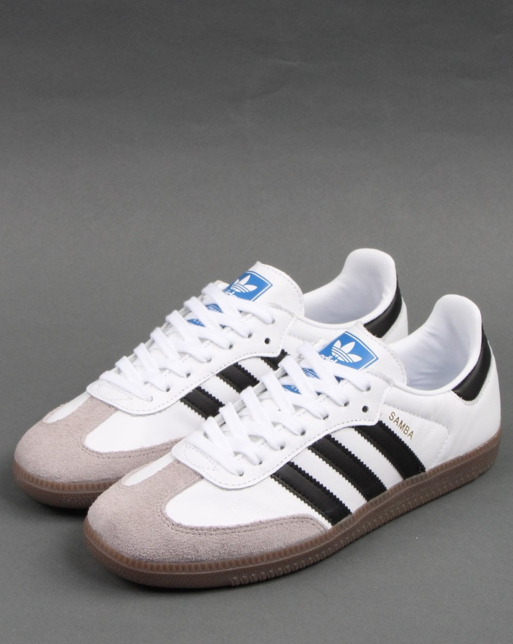 Adidas Samba OG Trainers White/Black Gum