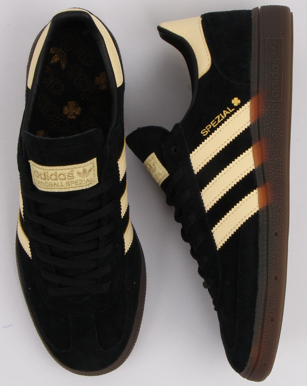Adidas Spezial Trainers Black/Yellow Oslo