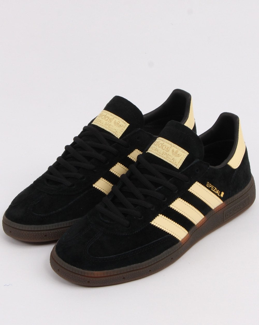 Adidas Spezial Trainers Black/Yellow Oslo