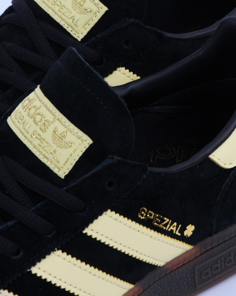 Adidas Spezial Trainers Black/Yellow Oslo
