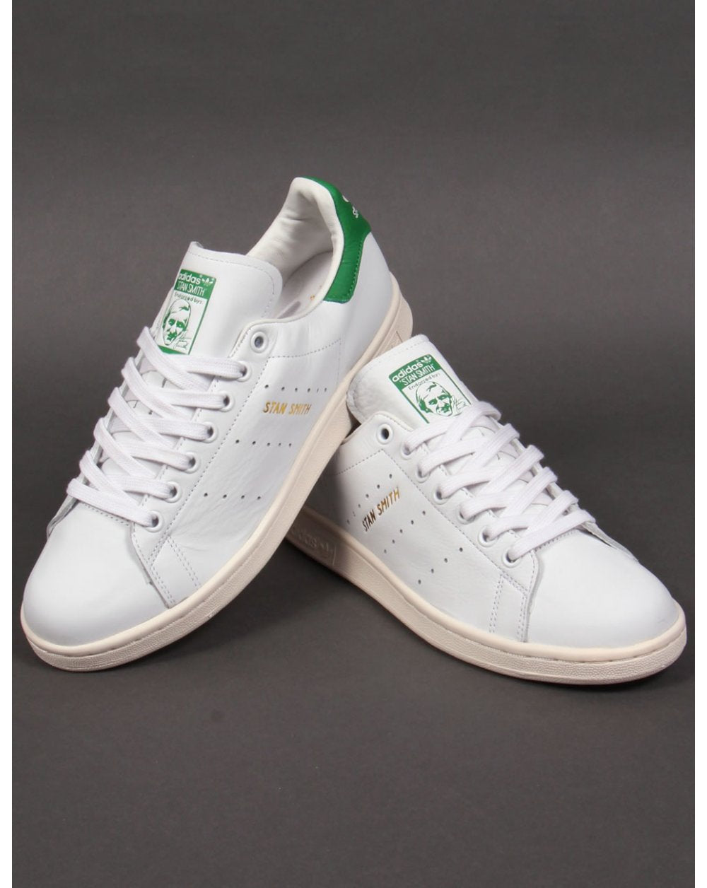 Adidas Stan Smith Trainers White/green/gold