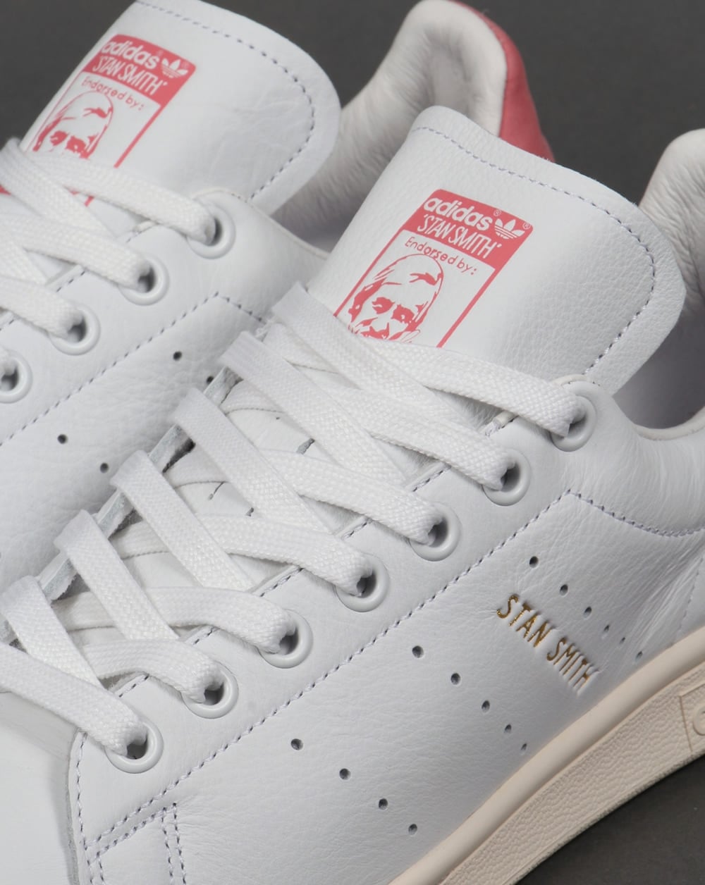 Adidas Stan Smith Trainers White/Pink