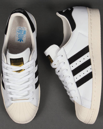 Adidas Superstar 80s Trainers White/Black