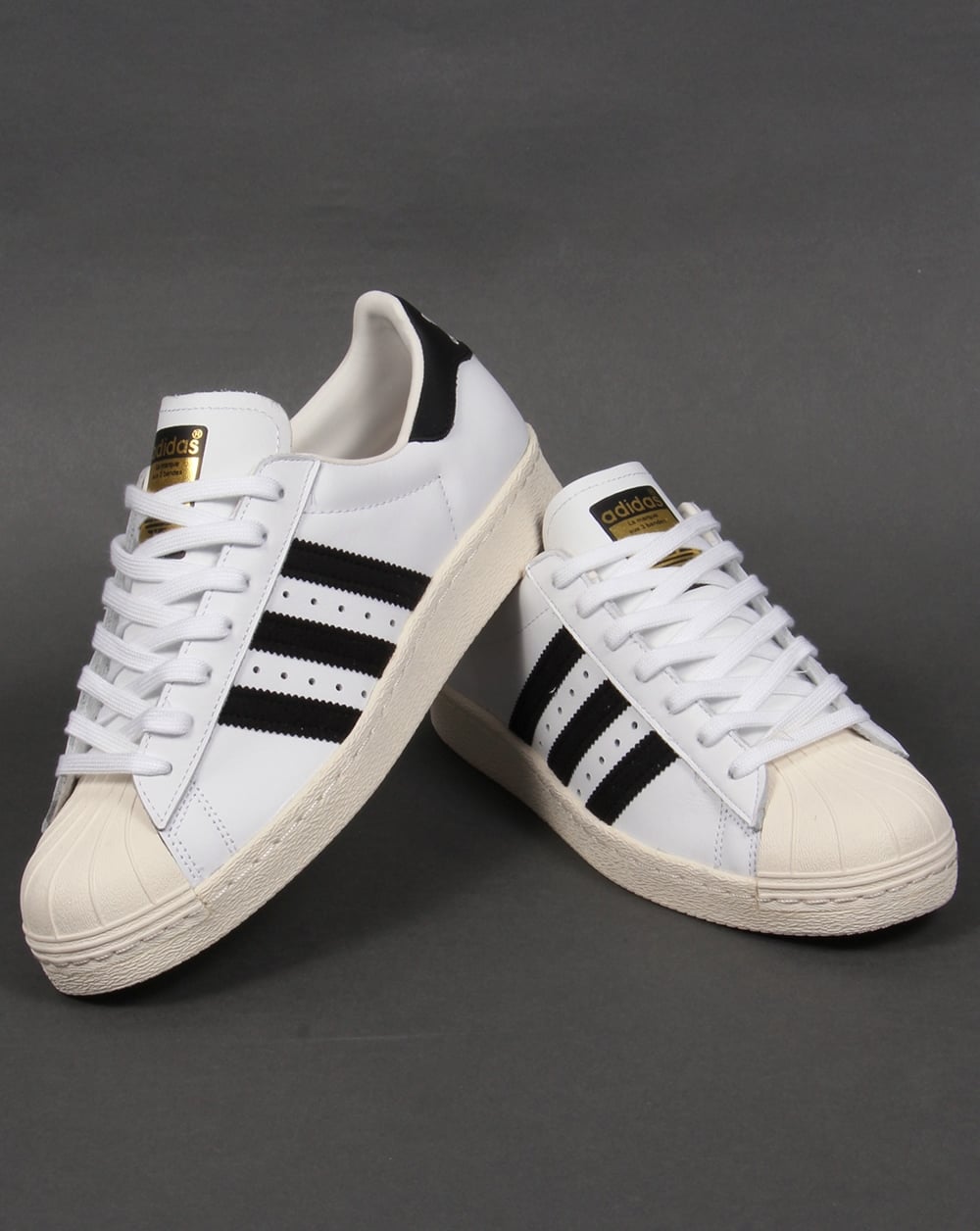Adidas Superstar 80s Trainers White/Black