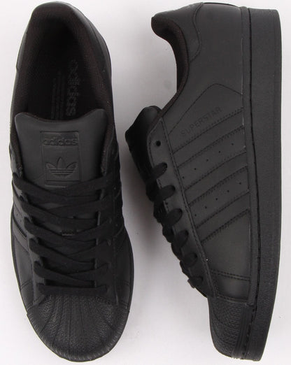 Adidas Superstar Trainers Triple Black