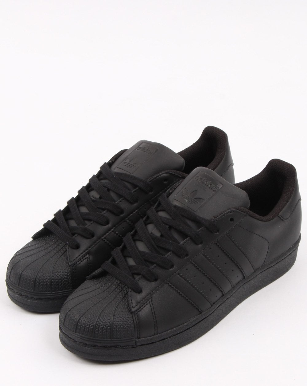 Adidas Superstar Trainers Triple Black