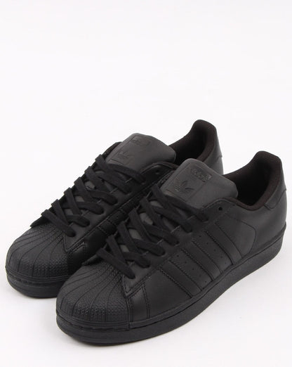 Adidas Superstar Trainers Triple Black