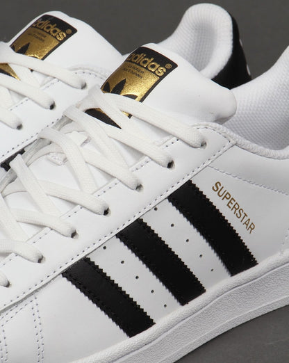 Adidas Superstar Trainers White/Black