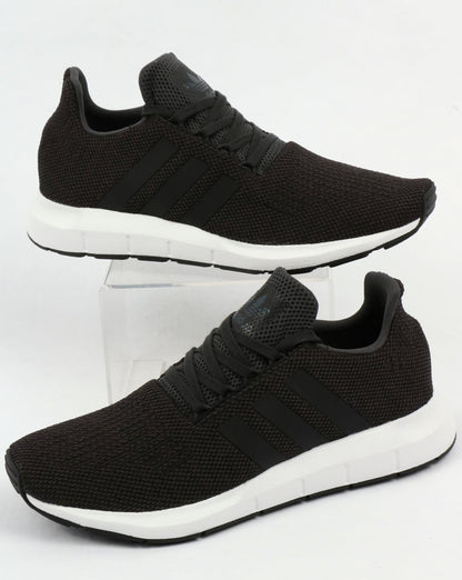 Adidas Swift Run Trainers Carbon/Black/Grey