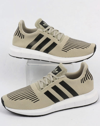 Adidas Swift Run Trainers Sesame/Black/White