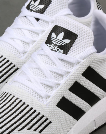 Adidas Swift Run Trainers White/Black/Grey