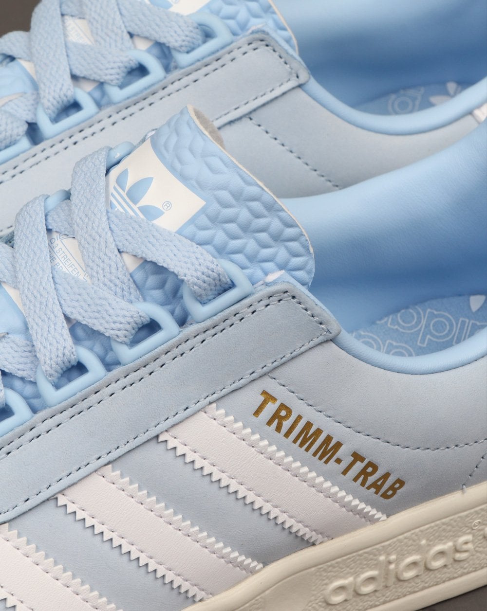 Adidas Trimm Trab Trainers Sky Blue/White
