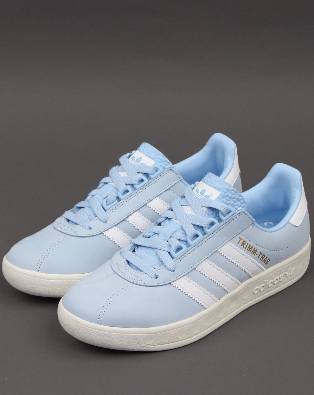 Adidas Trimm Trab Trainers Sky Blue/White