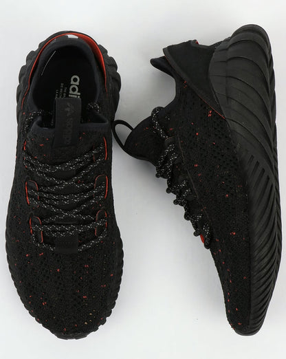 Adidas Tubular Doom Sock Trainers Black/Black/Trace Olive