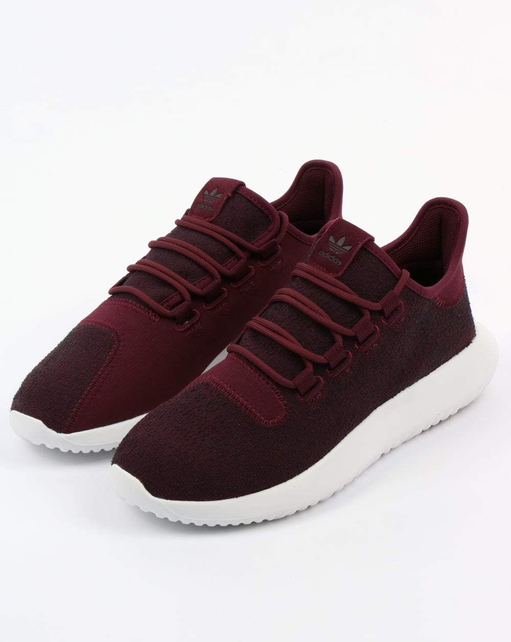 Adidas Tubular Shadow Trainers Maroon/Vapour Grey