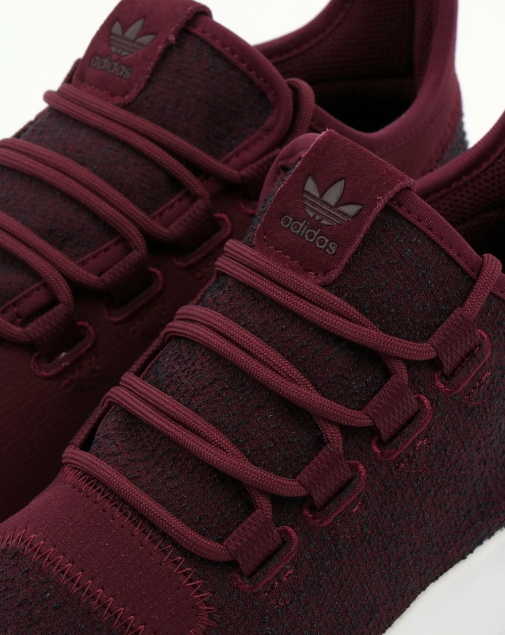 Adidas Tubular Shadow Trainers Maroon/Vapour Grey