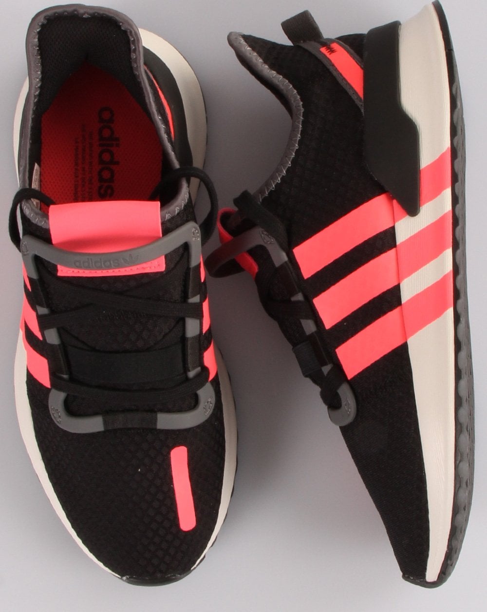 Adidas U_path Run Trainers Black/Flash Red