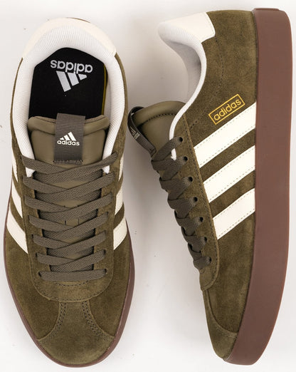 Adidas VL Court 3.0 Trainers Olive/Off White/Gum