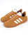 Adidas VL Court Trainers Mesa Tan White with Gum
