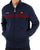 Ellesse 5 Stripe Track Top Navy/Burgundy
