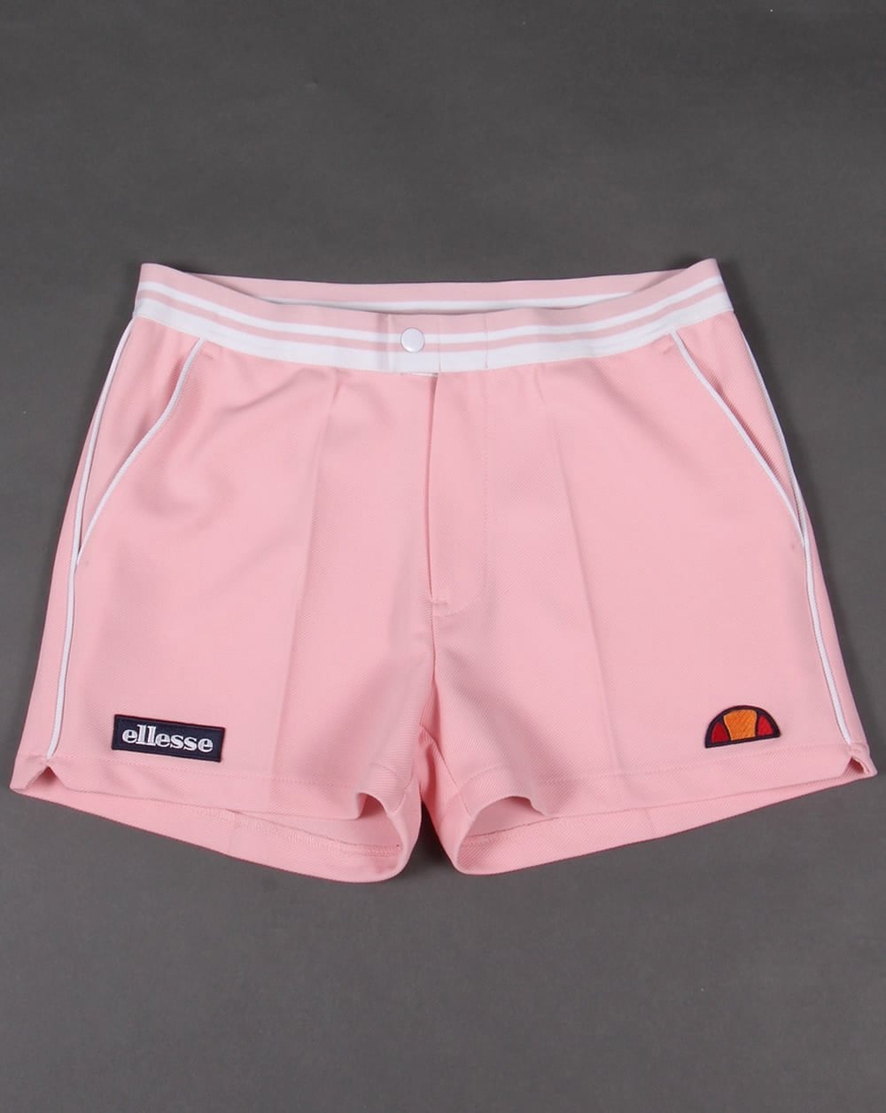 Ellesse 80s Tennis Shorts Pink/White
