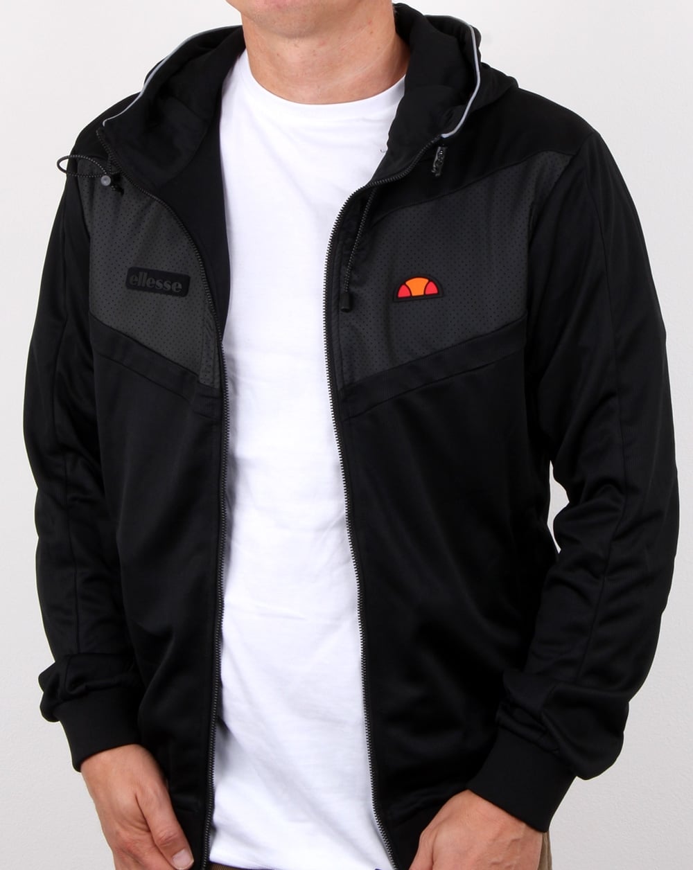 Ellesse Addio Reflective Hoody Black