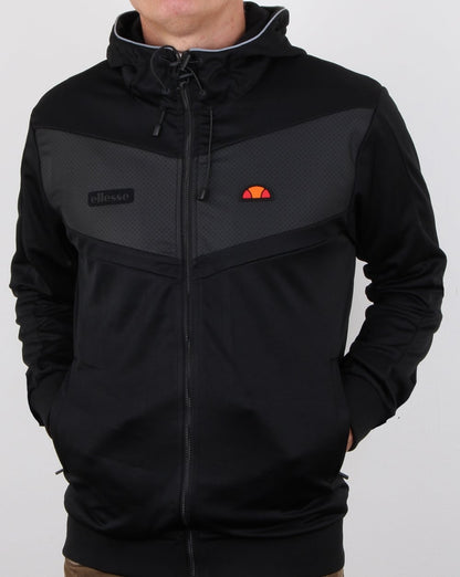 Ellesse Addio Reflective Hoody Black