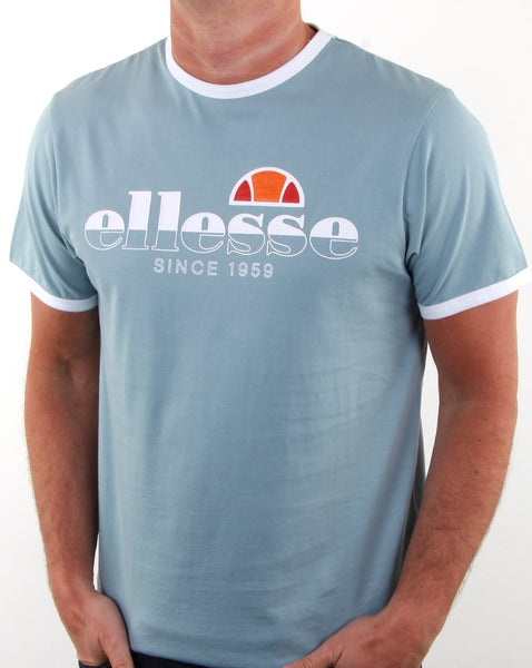Ellesse Algila T Shirt Blue Stone