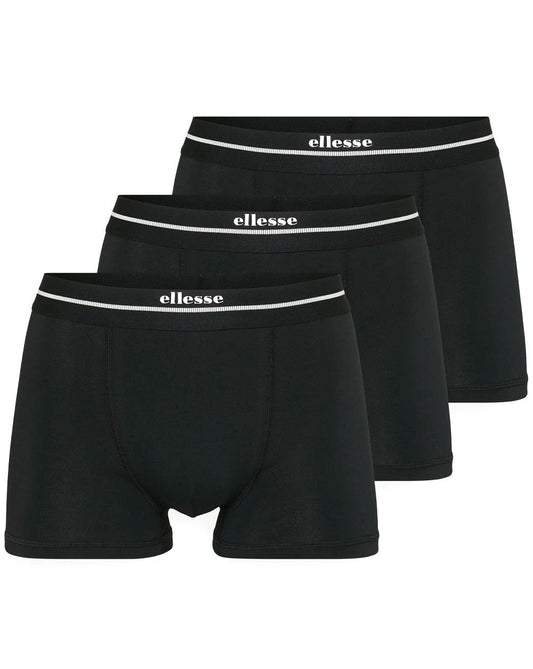 Ellesse Ellesse Ambria Boxer Trunks 3 Pack Black