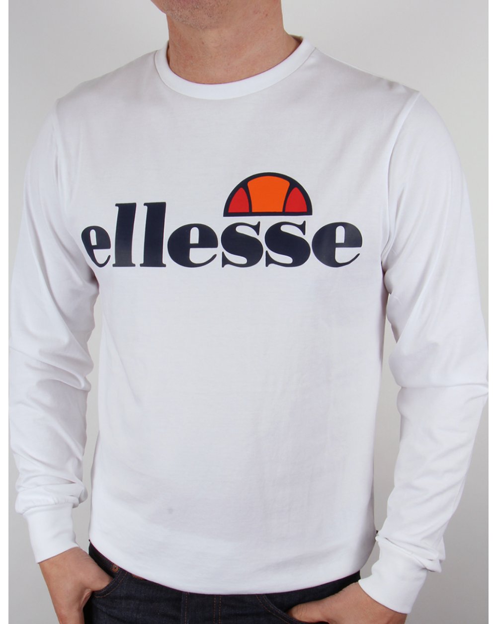 Ellesse Bianchi L/s Logo T-shirt White