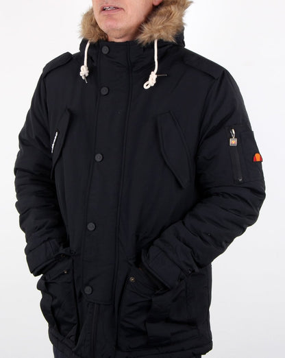 Ellesse Blizzard Parka Black